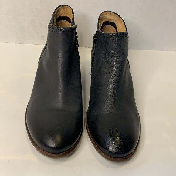 Fat Face Lytham Black Leather Ankle 